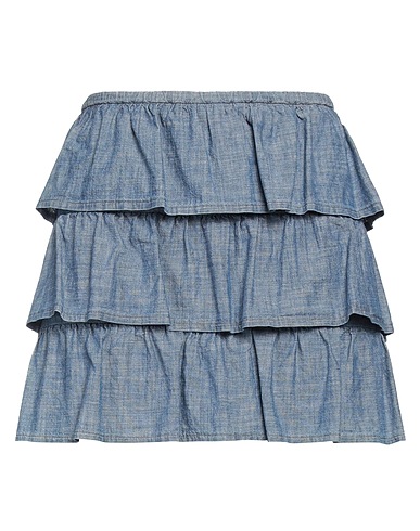 ALTEA Mini skirt Blue 100% Cotton