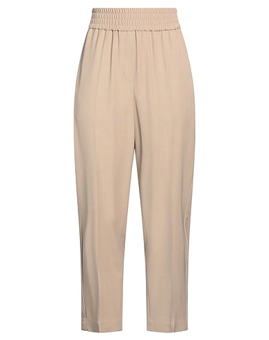 BRUNELLO CUCINELLI Pantalone Sabbia 54% Viscosa, 46% Lana Vergine