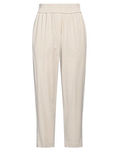 BRUNELLO CUCINELLI Casual pants Beige 54% Viscose, 46% Virgin Wool