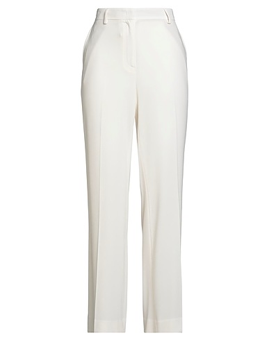 ALBERTO BIANI Pantalon Blanc cassé 70% Triacétate, 30% Polyester