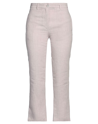 COLLECTION PRIVĒE? Casual trouser Light pink 100% Linen