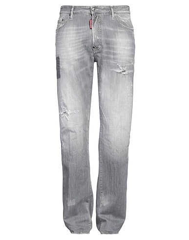 DSQUARED2 Denim pants Light grey 98% Cotton, 2% Elastane