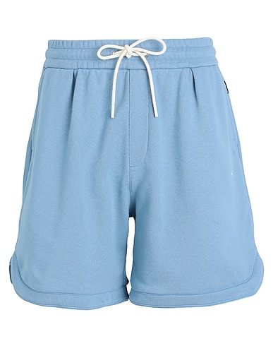 PUMA Athletic shorts BASKETBALL NOSTALGIA Shorts
 Light blue 100% Cotton