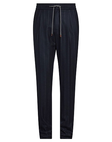 BRUNELLO CUCINELLI Hosen Nachtblau 100% Schurwolle