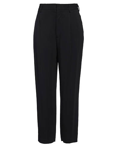 TER ET BANTINE Casual trouser Black 96% Viscose, 4% Elastane