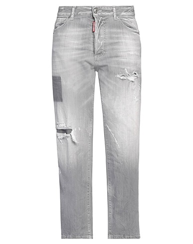 DSQUARED2 Denim trousers Grey 98% Cotton, 2% Elastane