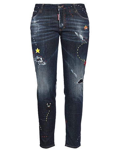 DSQUARED2 Denim trousers Blue 99% Cotton, 1% Elastane