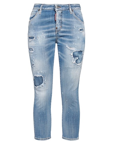 DSQUARED2 Denim trousers Blue 98% Paper, 2% Elastane