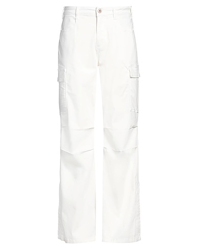 AG JEANS Pantalone Bianco 98% Cotone, 2% Elastan