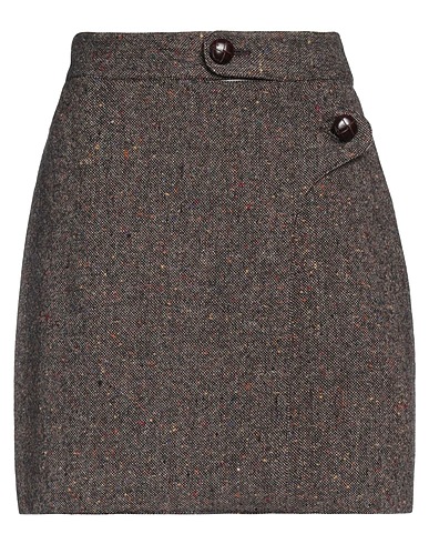 DSQUARED2 Mini skirt Khaki 100% Wool