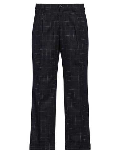 DANIELE ALESSANDRINI Casual παντελόνι Σκούρο μπλε της νύχτας 58% Μαλλί, 35% Πολυεστέρας, 5% Πολυαμίδη, 2% Βαμβάκι