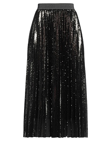 FABIANA FILIPPI Midi skirt Black 100% Polyester