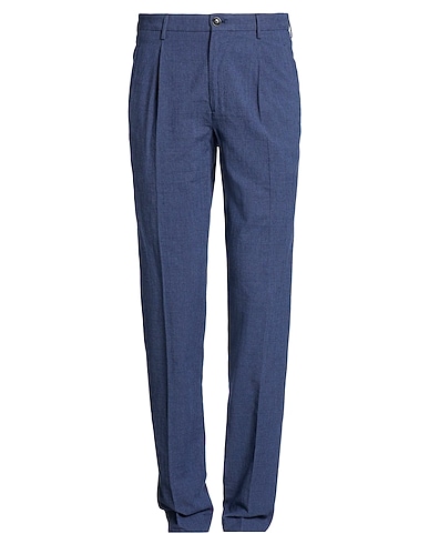 INCOTEX Casual trouser BY SLOWEAR BLU NAVY 33% Viscose, 26% Cotton, 26% Polyester, 15% Linen