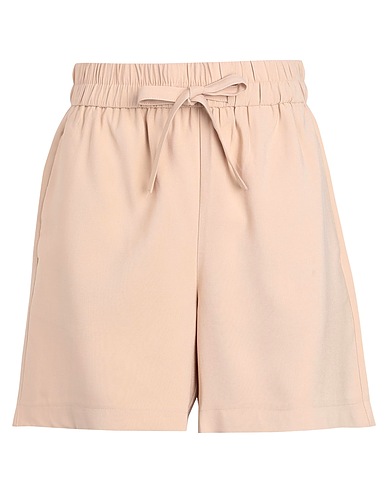VERO MODA Shorts & Bermuda Beige 93% Viscose, 7% Polyester