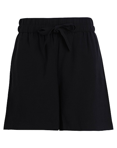 VERO MODA Shorts & Bermuda Black 93% Viscose, 7% Polyester