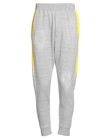 DSQUARED2 Casual trouser Light grey 92% Cotton, 8% Viscose, Elastane