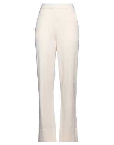 ALLUDE Pantalone Avorio 100% Cachemire