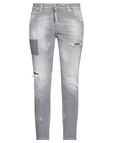 DSQUARED2 Denim trousers Grey 98% Cotton, 2% Elastane