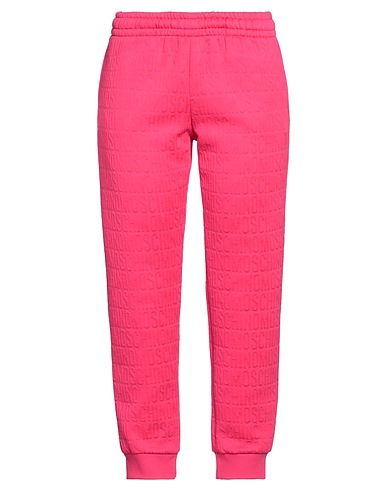 MOSCHINO Casual trouser Fuchsia 60% Polyester, 40% Cotton, Elastane