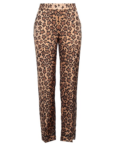 REDValentino Casual trouser Camel 100% Silk, Polyester
