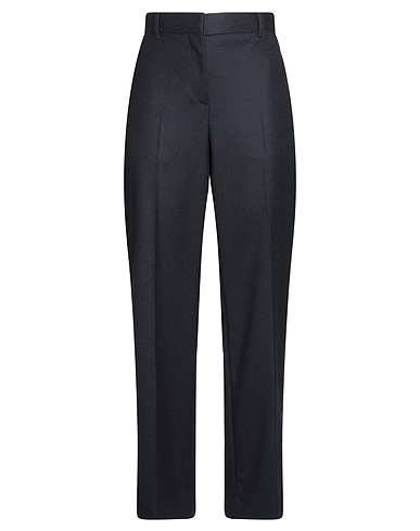 BURBERRY Casual trouser Midnight blue 100% Wool