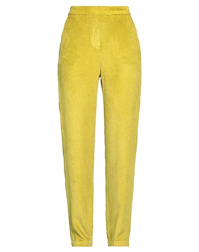 ANNA SERAVALLI Casual trouser Lime green 100% Viscose