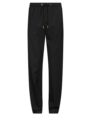 VERSACE Casual trouser Black 100% Virgin Wool