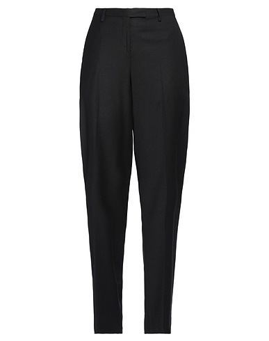 BRIGLIA 1949 Casual trouser Black 99% Virgin Wool, 1% Elastane