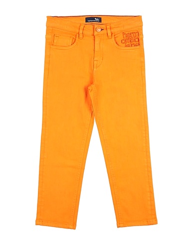 HARMONT & BLAINE Denim trousers Orange 92% Cotton, 5% Polyester, 3% Elastane
