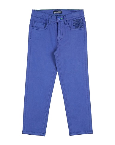HARMONT & BLAINE Denim trousers Navy blue 92% Cotton, 5% Polyester, 3% Elastane