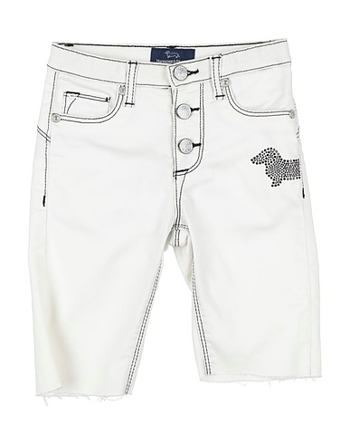 HARMONT & BLAINE Denim trousers White 98% Cotton, 2% Elastane