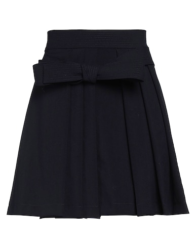 KENZO Mini skirt Midnight blue 100% Virgin Wool