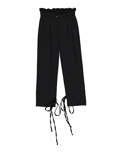 FUN & FUN Casual trouser Black 89% Polyester, 11% Elastane