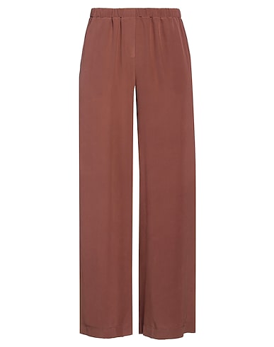 ALYSI Casual trouser Light brown 100% Silk