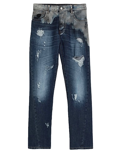 JOHN RICHMOND Denim trousers Blue 100% Cotton