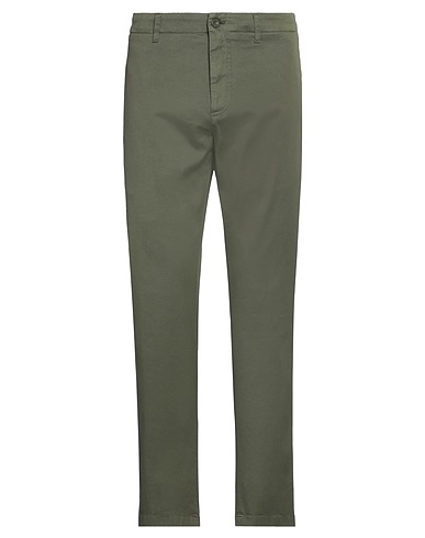 DEPARTMENT 5 Casual trouser Military green 98% Cotton, 2% Elastane