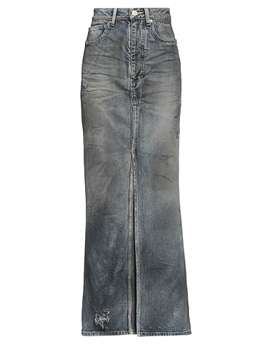 BALENCIAGA Denim skirt Blue 100% Cotton