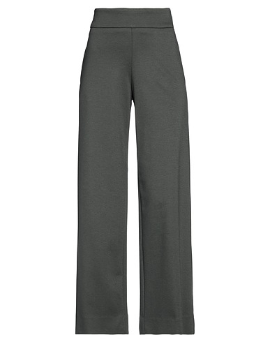 LANACAPRINA Casual pants Military green 65% Viscose, 35% Nylon, Elastane