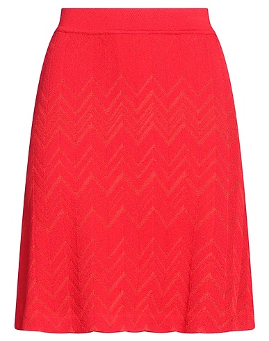 MISSONI Mini skirt Red 60% Wool, 40% Viscose