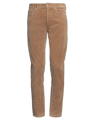 AT.P.CO Casual trouser Camel 97% Cotton, 3% Elastane