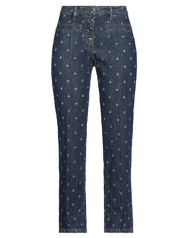 LOVE MOSCHINO Denim pants Blue 100% Cotton