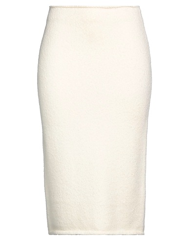 DOROTHEE SCHUMACHER Midi skirt Ivory 87% Wool, 12% Polyamide, 1% Elastane