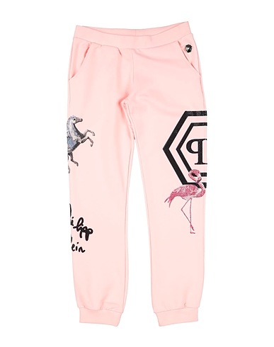 PHILIPP PLEIN Casual trouser Light pink 95% Cotton, 5% Elastane