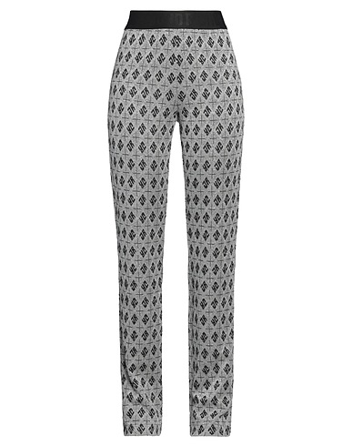 JOHN RICHMOND Casual trouser Grey 84% Viscose, 7% Polyester, 4% Polyamide, 4% Metallic fiber, 1% Elastane