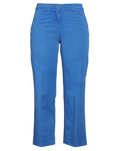 GAI MATTIOLO Casual pants Light blue 97% Cotton, 3% Elastane