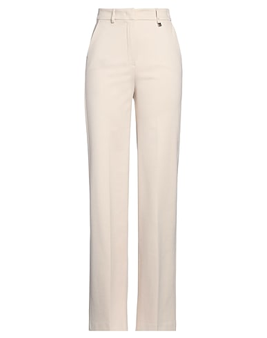 HANITA Casual trouser BEIGE 97% Polyester, 3% Elastane