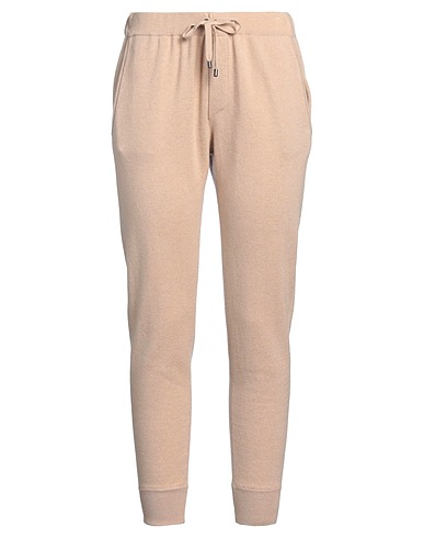 BRUNELLO CUCINELLI 캐주얼 바지 샌드 100% 캐시미어, 브라스