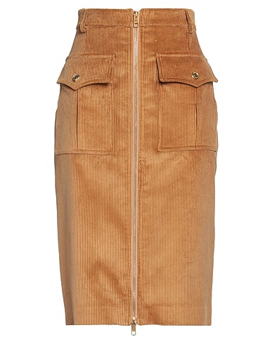 BALLY Midi skirt Mustard 100% Cotton