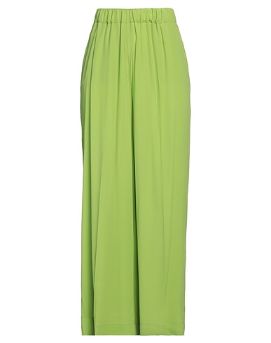 MEIMEIJ Pantalone Verde lime 69% Acetato, 31% Seta
