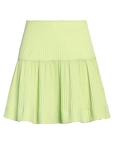 MEIMEIJ Minigonna Verde chiaro 65% Poliestere, 35% Cotone, Poliammide